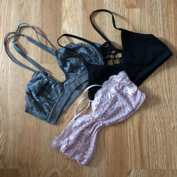 LAST CHANCE! 🌸 Intimately Free People ♡ 3 Pc. Bralette Bundle - Picture 2 of 16